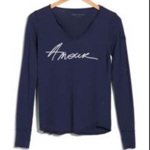 ZADIG & VOLTAIRE Tunisien Amour Long Sleeve Tee medium